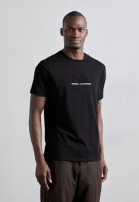 Armani Exchange - Print T-shirt - black Thumbnail Image 1