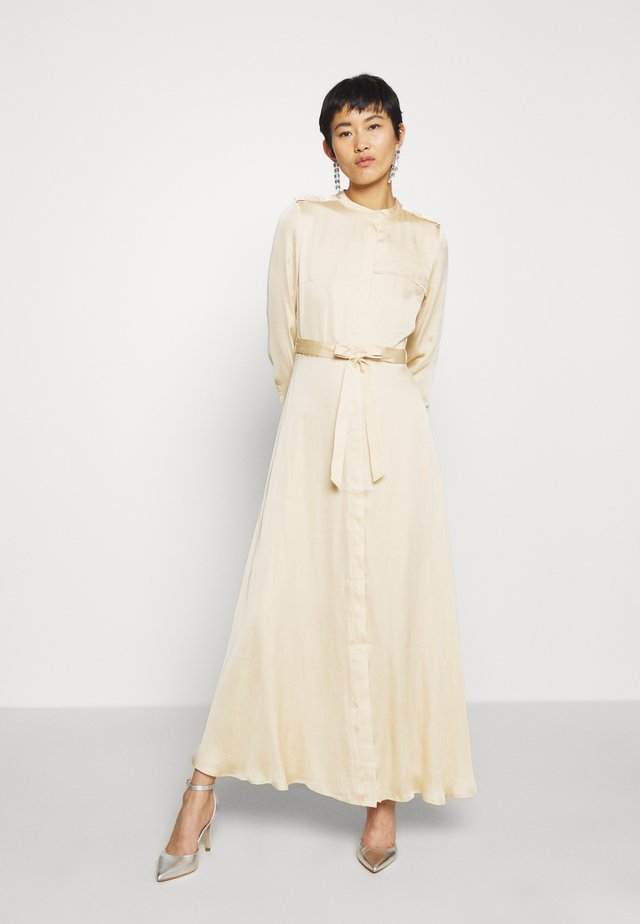 TRENCH MAXI DRESS - Shirt dress - wheat