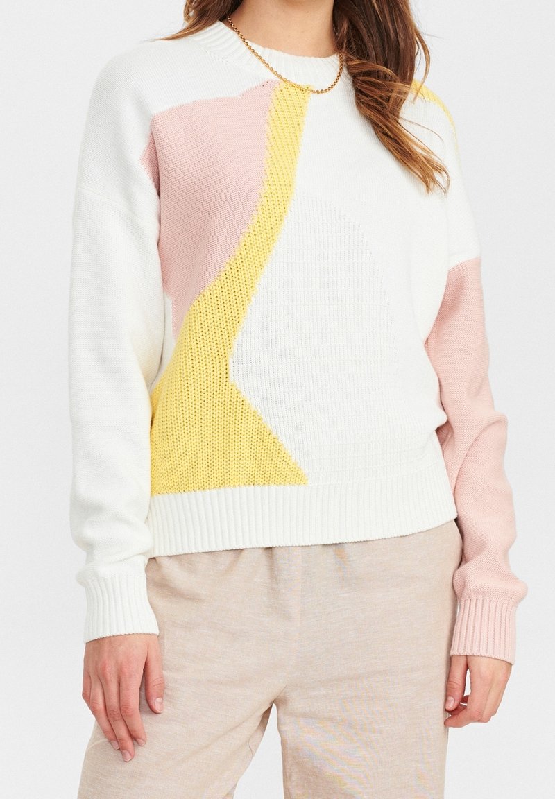 Nümph Strickpullover - white