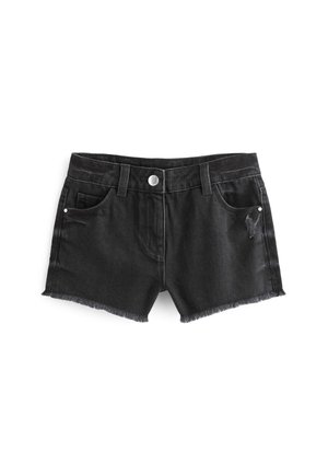 FRAYED EDGE REGULAR LENGTH - Jeansshorts - black