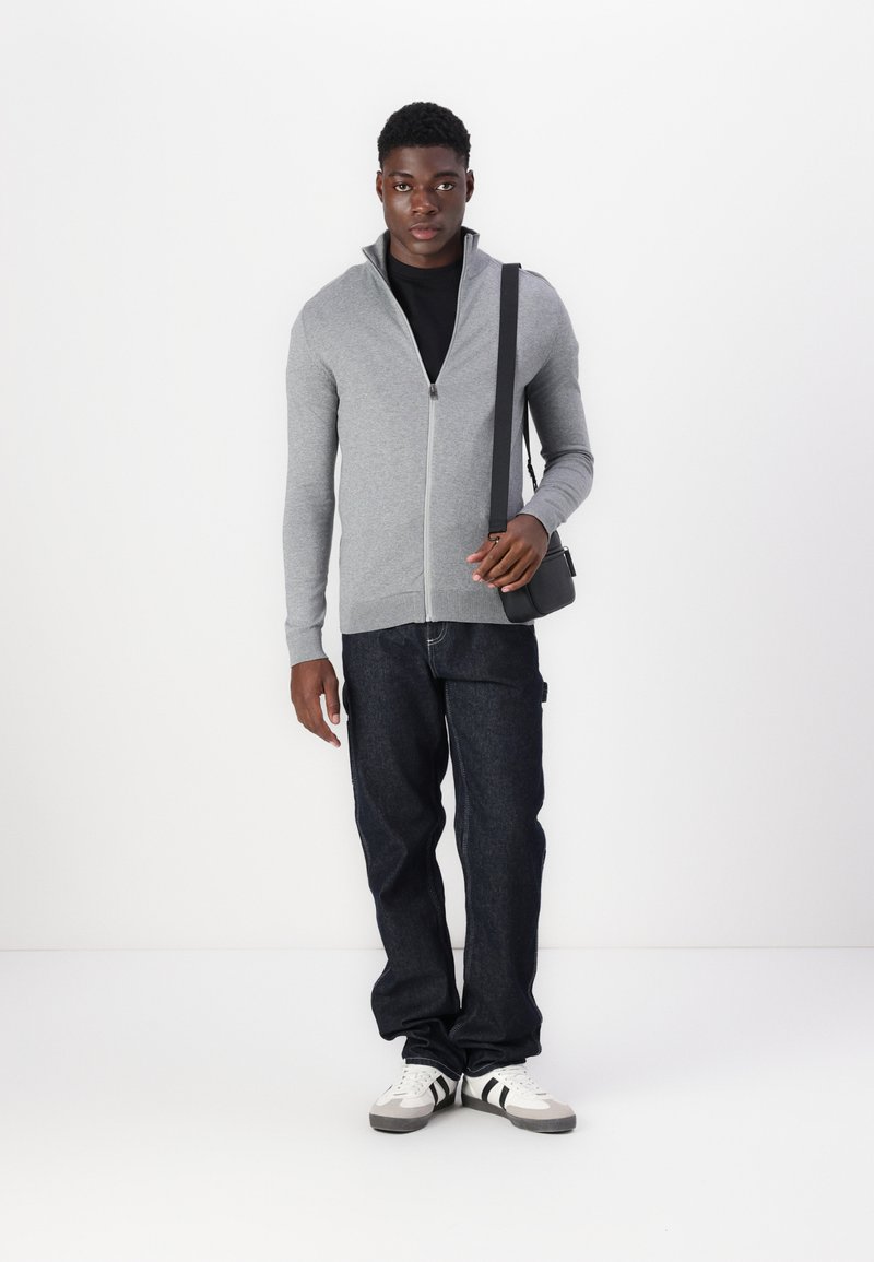 SELECTED HOMME Gebreid vest voor mannen, met, blauw (navy blazer/melange), L