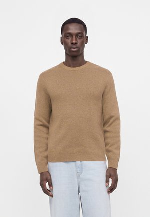 Only & Sons, ONSTING RLX CREW NECK KNIT NOOS - Strickpullover - desert taupe