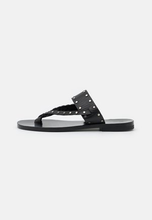 Sandaler m/ tåsplit - black