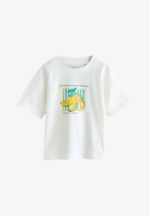 Next, REGULAR FIT - SHORT SLEEVE BACK PRINT T-SHIRT . - T-shirts print - white bananas