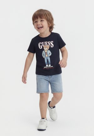 Guess Μπλουζάκι με στάμπα - smart blue