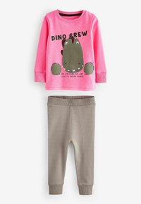 Next SNUGGLE 3 PACK - REGULAR FIT  SET - Pigiama - pink green dinosaur