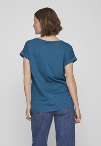 VILA VIDREAMERS NEW NOOS - Základné tričko - moroccan blue
