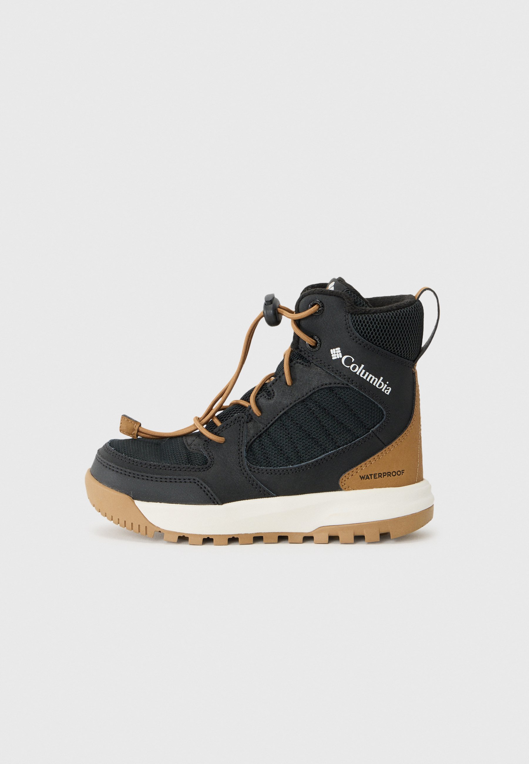 Columbia Brown and Black Lace-Up Winter Boots with Orange Accent Women main image 4