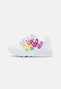 Skechers UNO LITE - Sneakers basse - white/multi-coloured