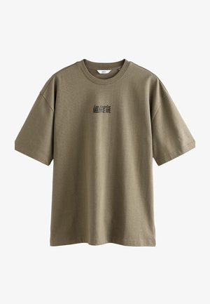 Majica kratkih rukava s printom - neutral mushroom
