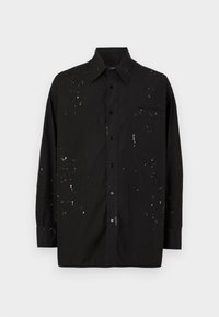 LONG SLEEVED SHIRT - Vapaa-ajan kauluspaita - washed black