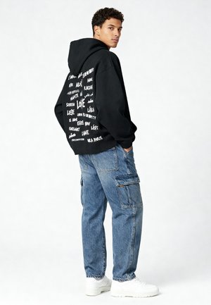 UNIVERSAL LOVE BACK PRINT - Hoodie - black