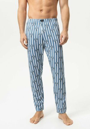mey, MEY HOSE LANG SERIE MEY X LORIOT GESTREIFT - Nachtwäsche Hose - central lake