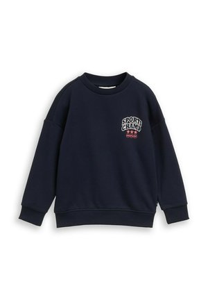 TOM TAILOR TOM TAILOR STRICK & SWEATSHIRTS OVERSIZE SWEATSHIRT MIT RÜCKENPRINT - Sweatshirt - sky captain blue