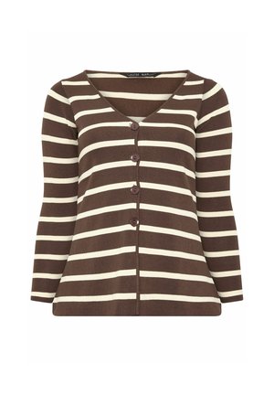 Yours Clothing, PLUS SIZE CARDIGANS - Chaqueta de punto - chocolate