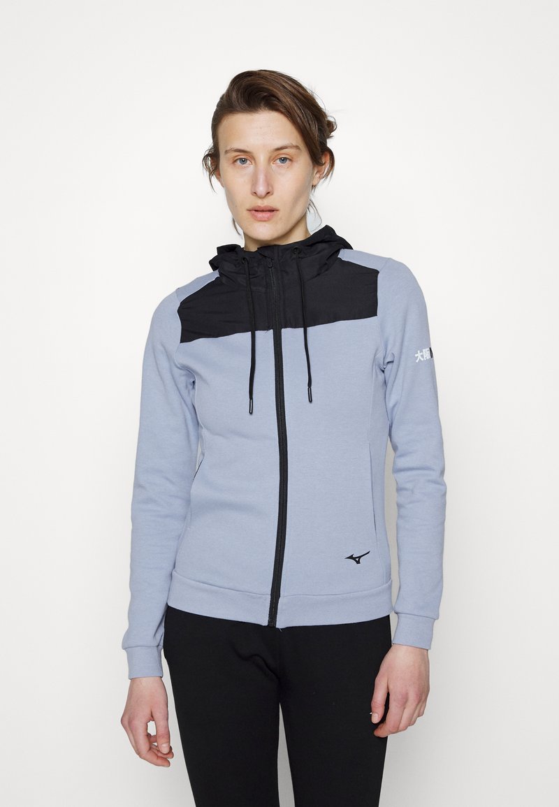 Damen Sportbekleidung | Mizuno ATHLETIC JACKET Trainingsjacke blue blizzard/blau - JN30841 Damen Sportbekleidung | Mizuno ATHLETIC JACKET Trainingsjacke blue blizzard/blau - JN30841