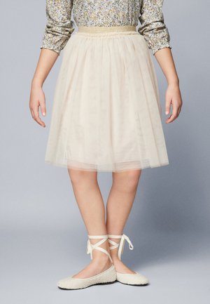 SKIRT - A-line skjørt - beige