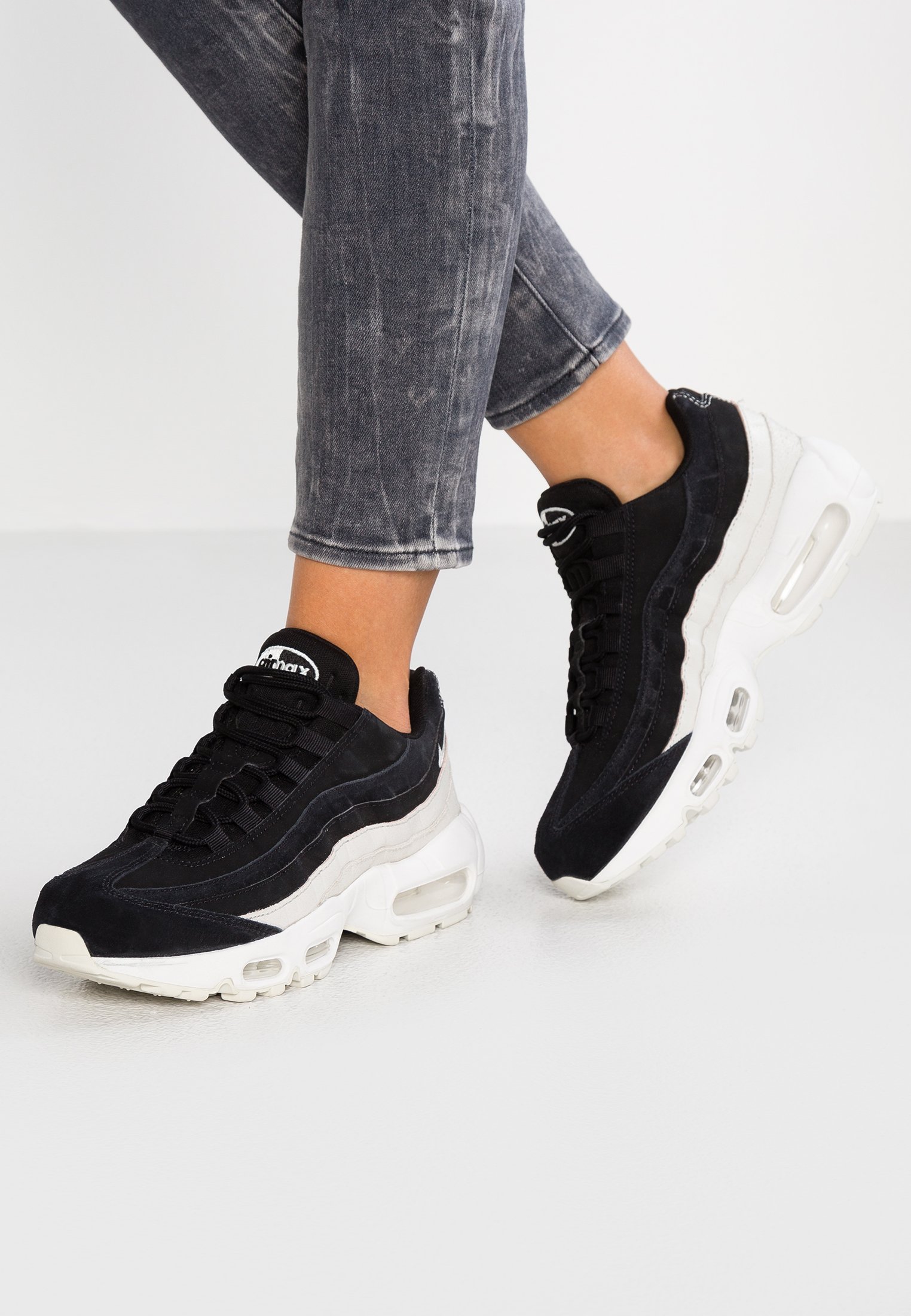 AIR MAX 95 PRM - Sneakers laag - black/spruce aura/summit white AIR MAX 95 PRM - Sneakers laag - black/spruce aura/summit white