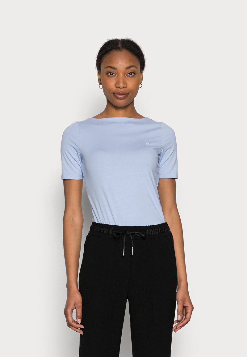 TOM TAILOR DENIM SLIM PRINTED - T-shirt básica - brunerra blue