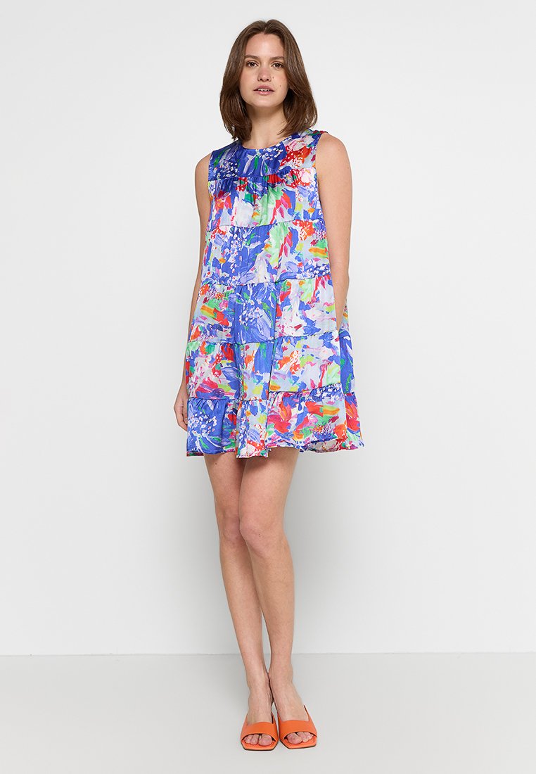 Stefanel Jurk meerkleurig Stefanel Jurk meerkleurig