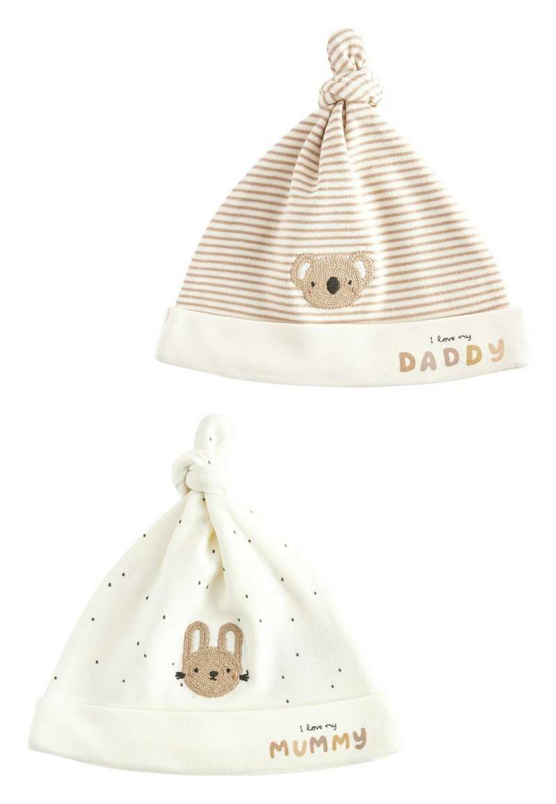 Next TIE 2 PACKS.  - REGULAR FIT - Beanie - neutral mummy daddy