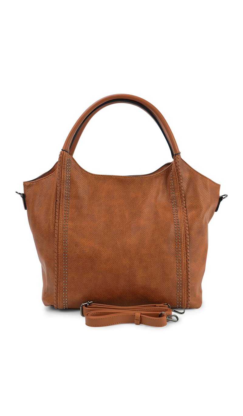 Harpa KEEVA - Shopper - toffee brown
