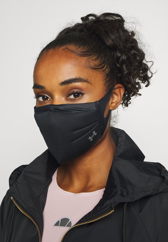 SPORTSMASK UNISEX - Stofmaske - black/charcoal/silver chrome