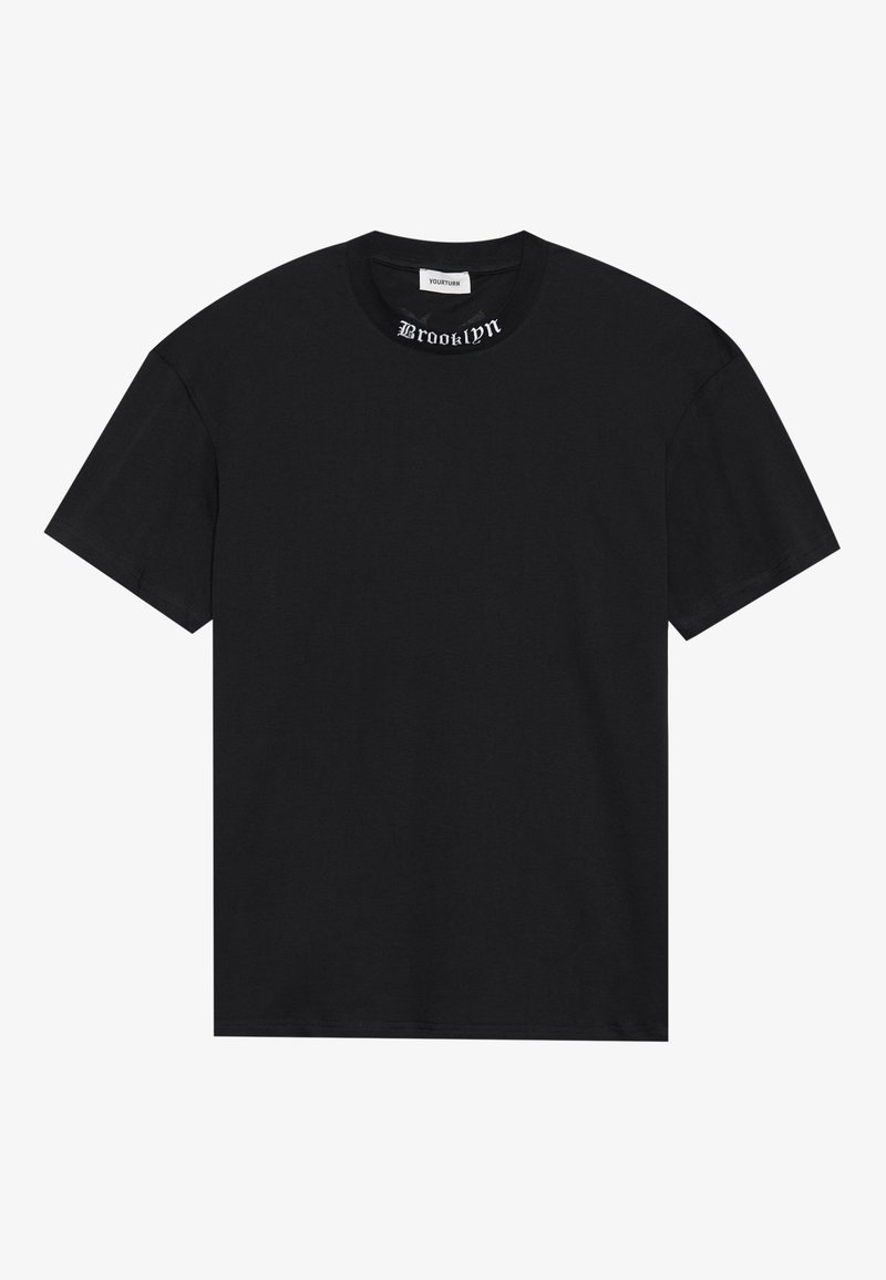 YOURTURN T-shirt print zwart YOURTURN T-shirt print zwart