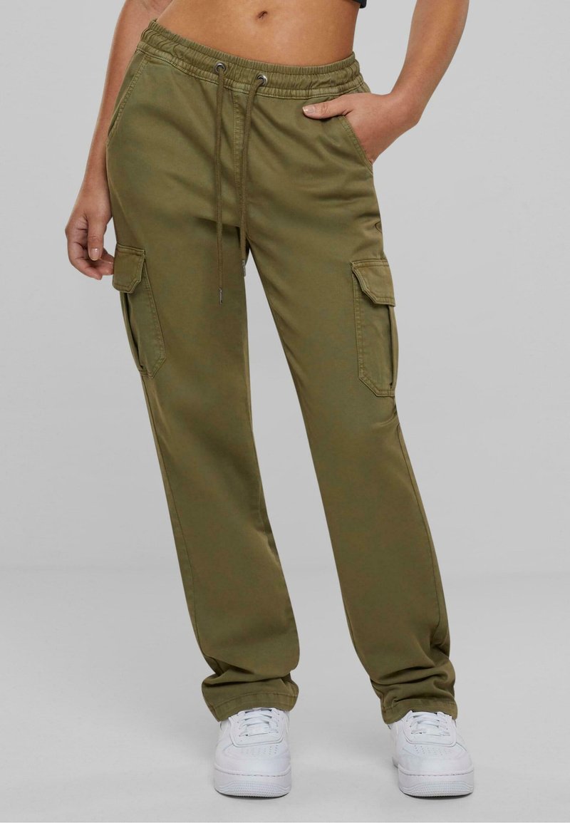 Urban Classics - HIGH WAIST - Cargo trousers - tiniolive, Enlarge