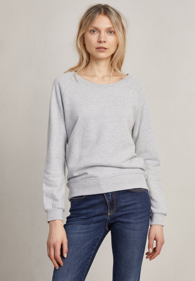 Damen Strickjacken | Hunkydory Strickpullover light grey melange/hellgrau - OH21034 Damen Strickjacken | Hunkydory Strickpullover light grey melange/hellgrau - OH21034