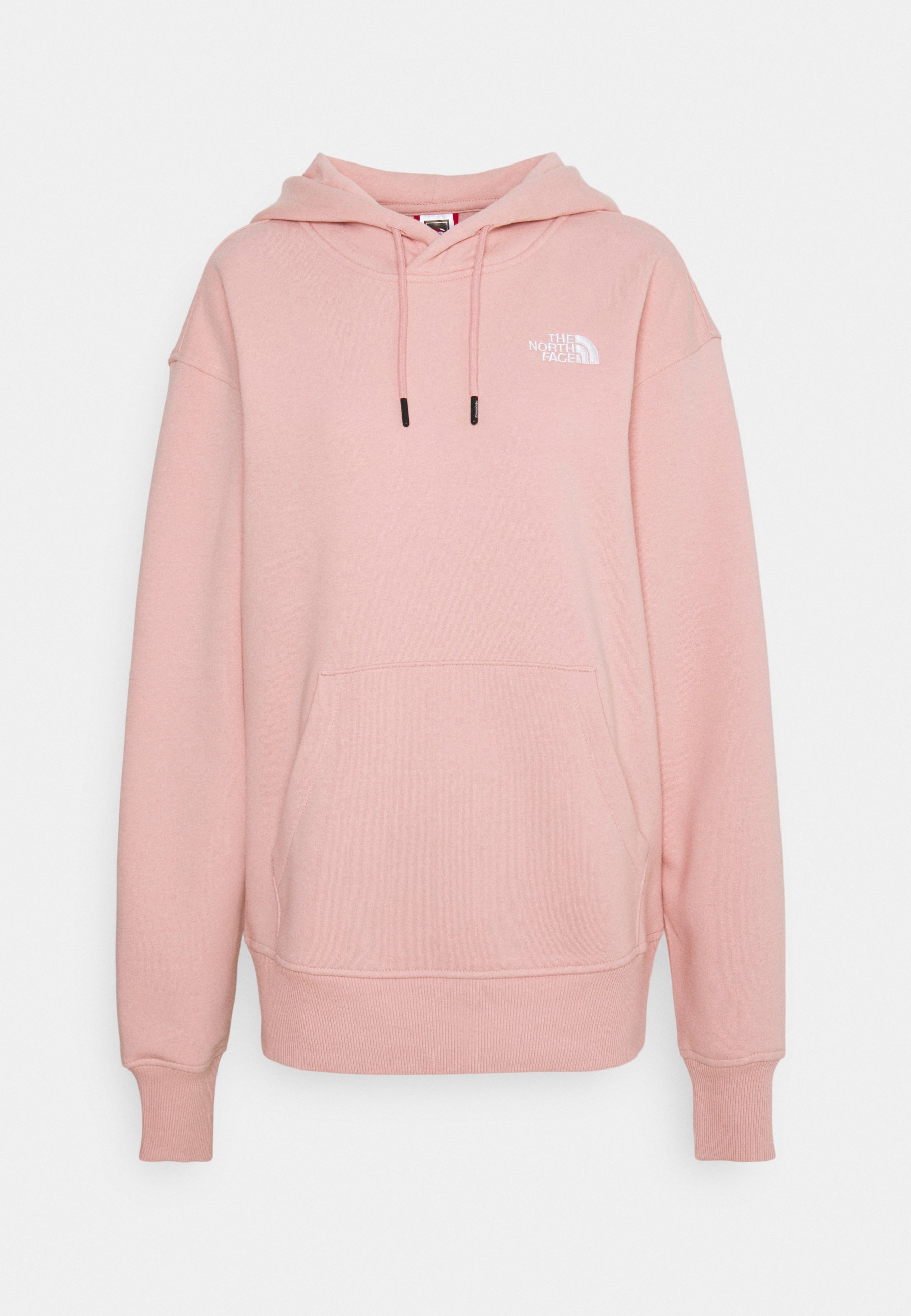 tan north face sweatshirt