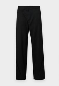 METIS PINSTRIPE TROUSERS - Püksid - black