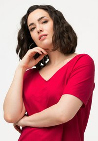 Ulla Popken T-shirt basic - red