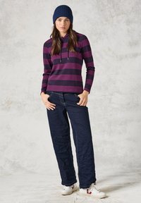 Cecil GESTREIFTES - Jersey con capucha - pink