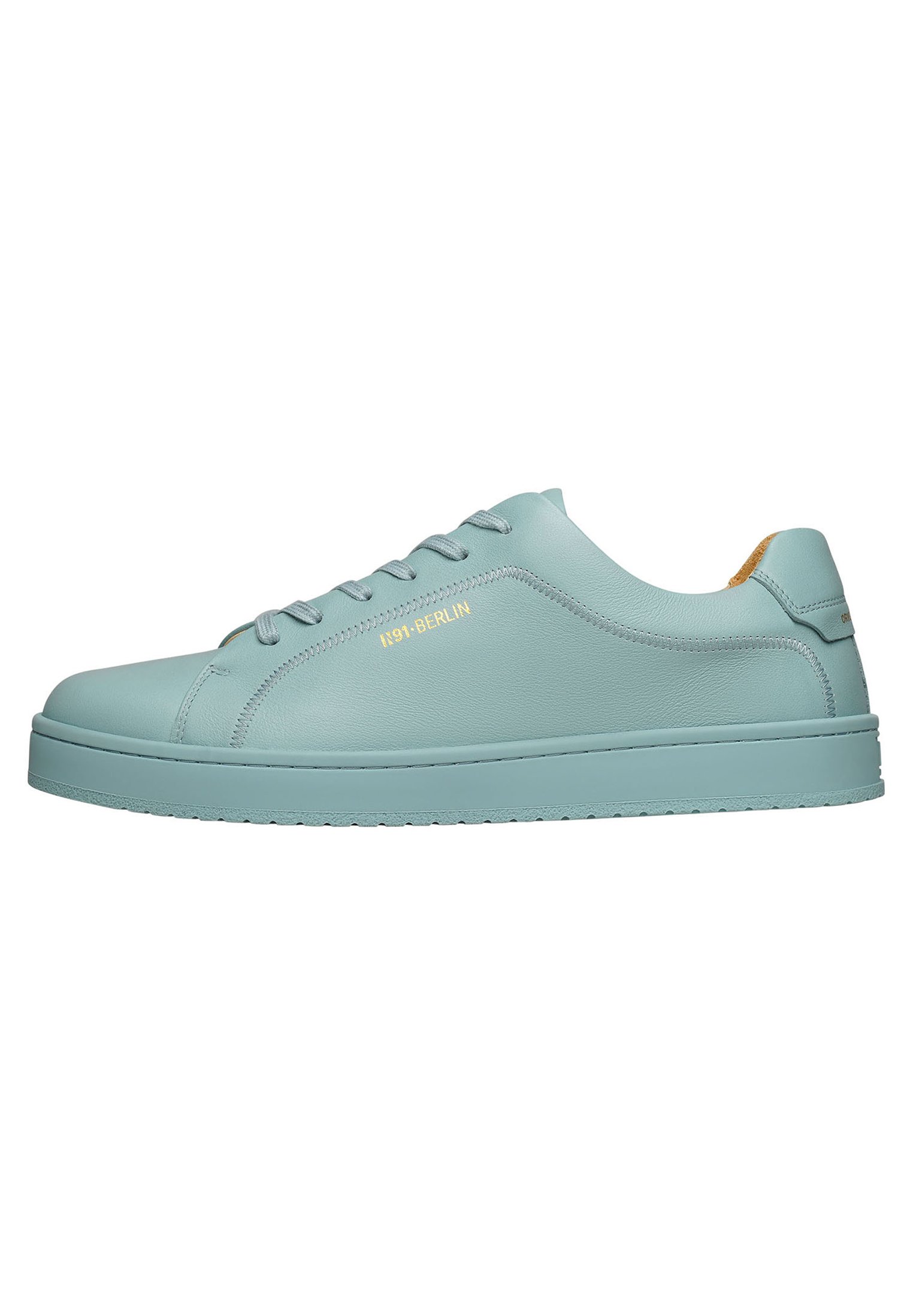 Floris van Bommel Vrouwen Leren Lage sneakers / Damesschoenen 85343  Turquoise - Schoenen.nl