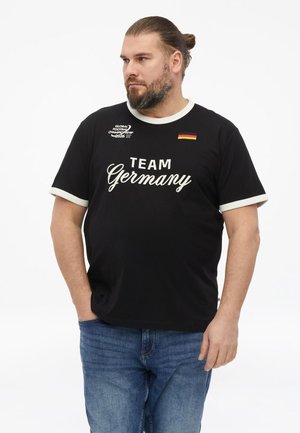 s.Oliver, T-SHIRT - T-shirt imprimé - schwarz