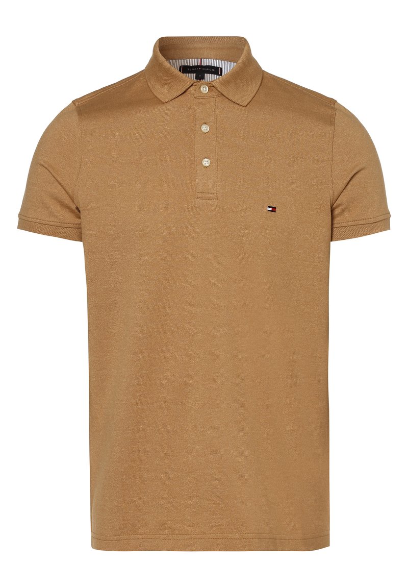 Tommy Hilfiger TH FLEX Poloshirt camel/blau Zalando.at