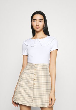 T-shirt med print - white