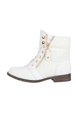 HERBST - Cowboy-/Bikerlaarsjes - weiß