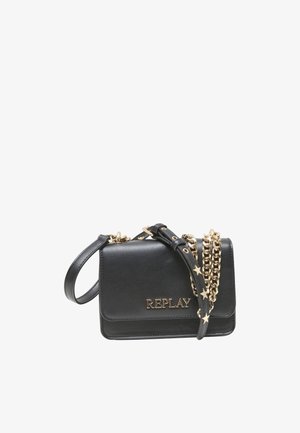 Replay, BORSA - Sac bandoulière - black+gold c09h