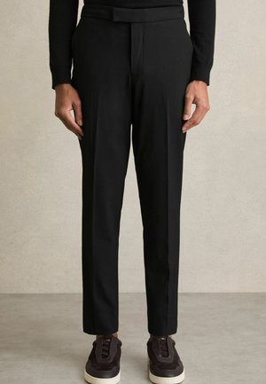 Reiss REGULAR FIT DRAWCORD - Pantalones - black