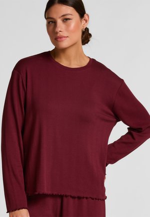 LOOSE POINTELLE - Nachtwäsche Shirt - red