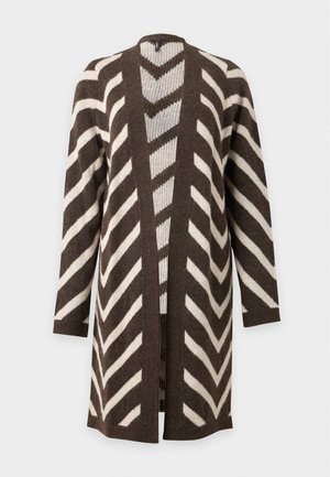 ONLY, ONLELIZA OPEN - Ζακέτα - seal brown/whitecap gray melange