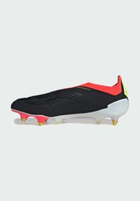 adidas Performance PREDATOR ELITE LACELESS SOFT GROUND - Scarpe da calcio per terreno morbido - core black   cloud white   solar red