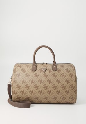 BERTA DUFFEL UNISEX - Weekendtas - latte logo/brown