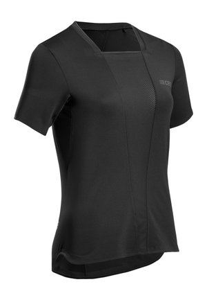 RUN SHORT SLEEVE - Sport T-Shirt - black