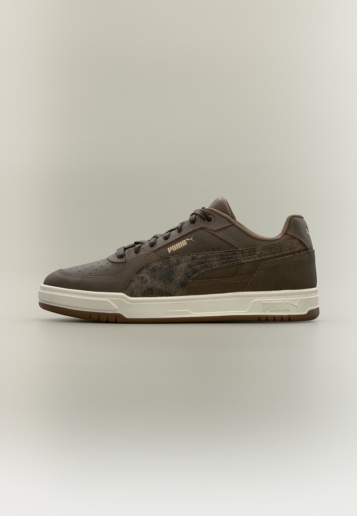 PUMA CAVEN III CRAFTED - Trainers - chocolate/cashew brown/gum