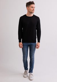CASH-MERE RUNDHALS  - Maglione - schwarz