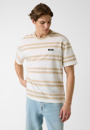 GESTREIFTES - T-Shirt print - weiß multicolor