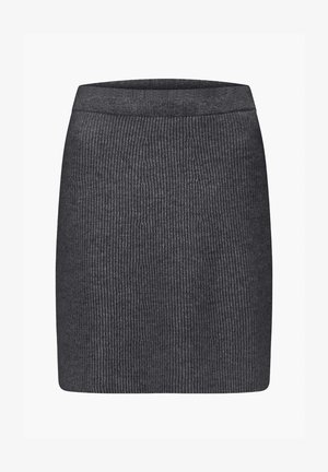 FTC Cashmere, A-lijn rok - dark grey